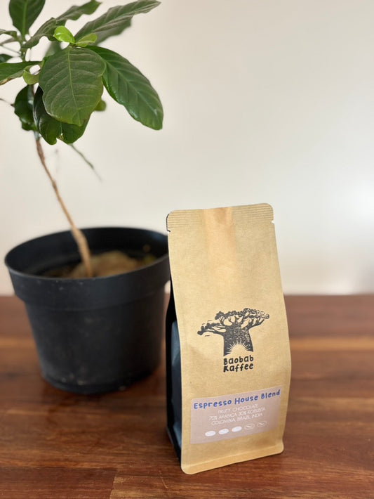 Espresso House Blend,  Kolumbien, Brasilien & Indien, 70 % Arabica, 30 % Robusta