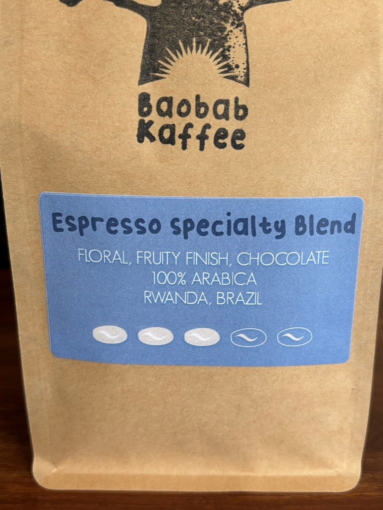 Espresso Specialty Blend - Rwanda & Brazil, 100% Arabica