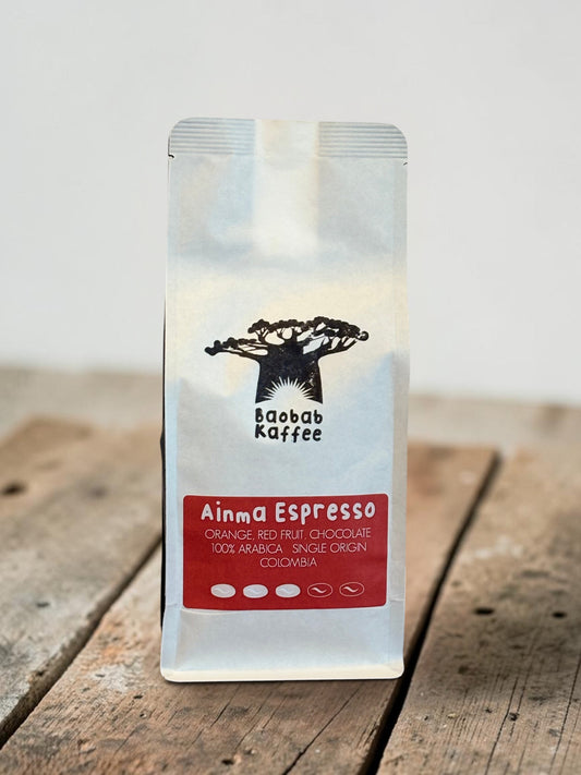 Ainma Espresso - Kolumbien, 100 % Arabica, Single Origin